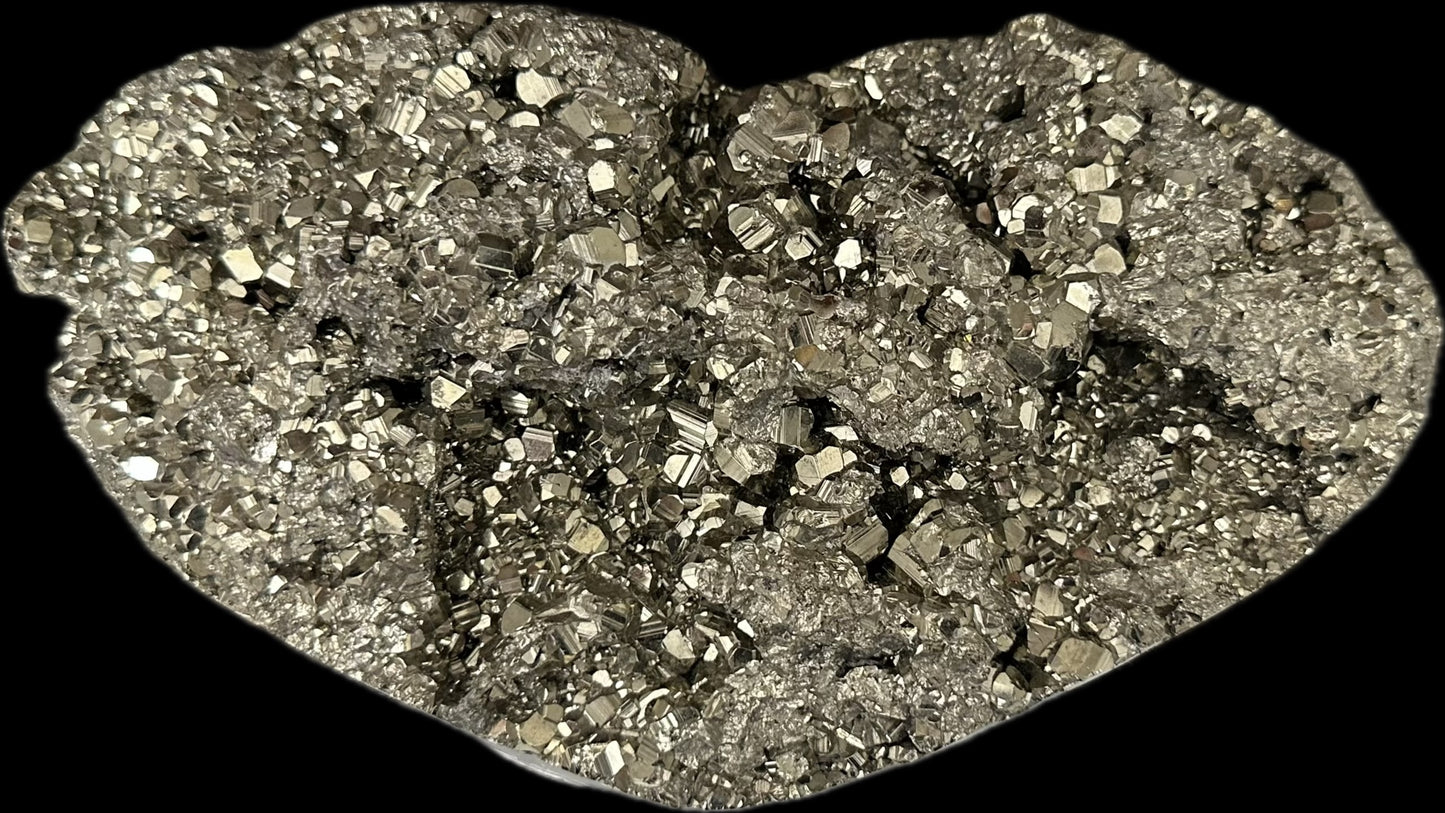 One-of-a-Kind Pyrite Heart (6” Wide)