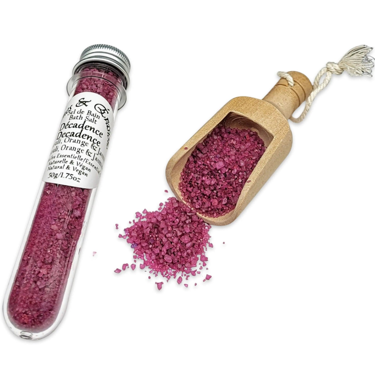 Bath Salt -Decadence Potion -Patchouli, Orange & Jasmine Absolute Essential Oils