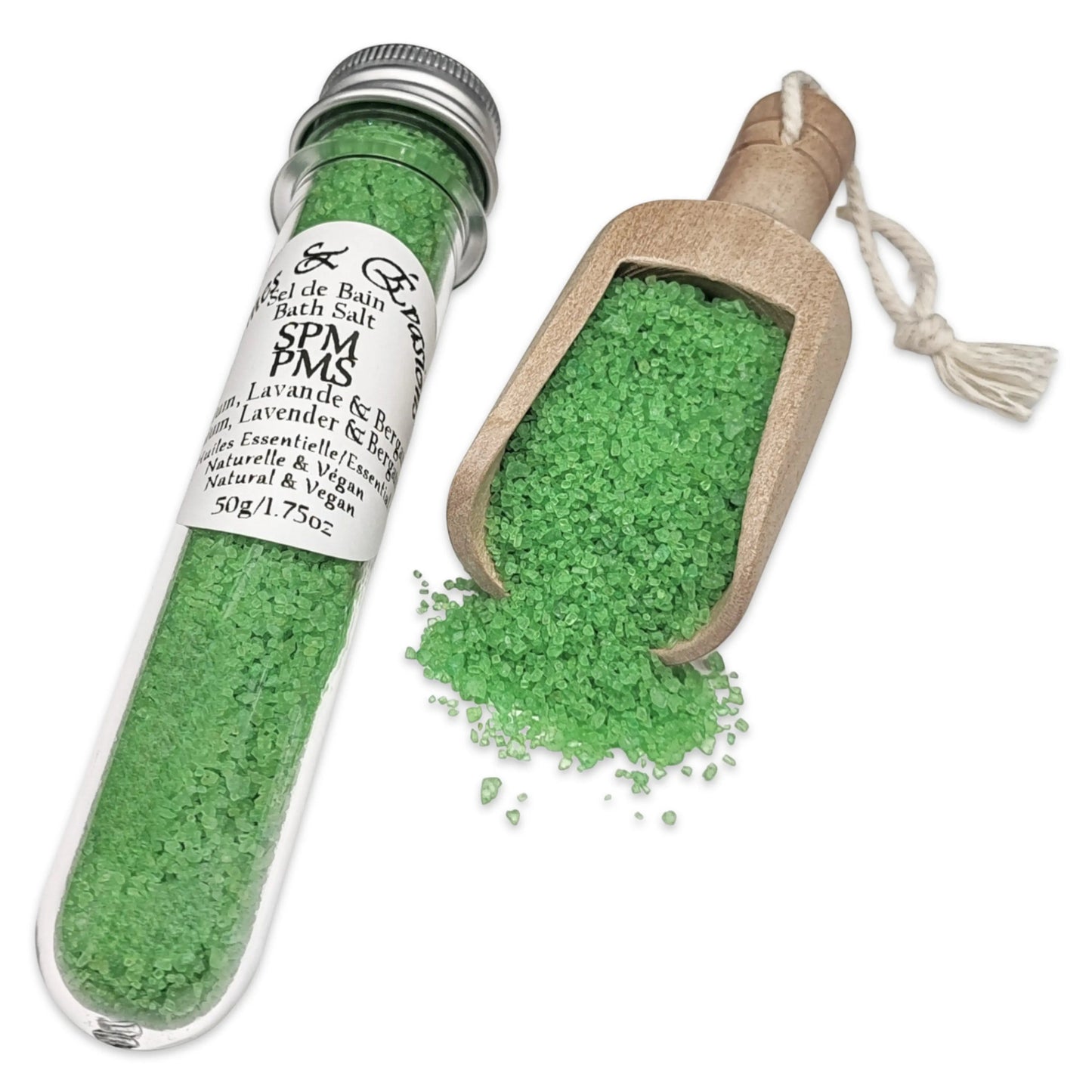Bath Salt -PMS Potion -Geranium, Lavender & Bergamot Essential Oils
