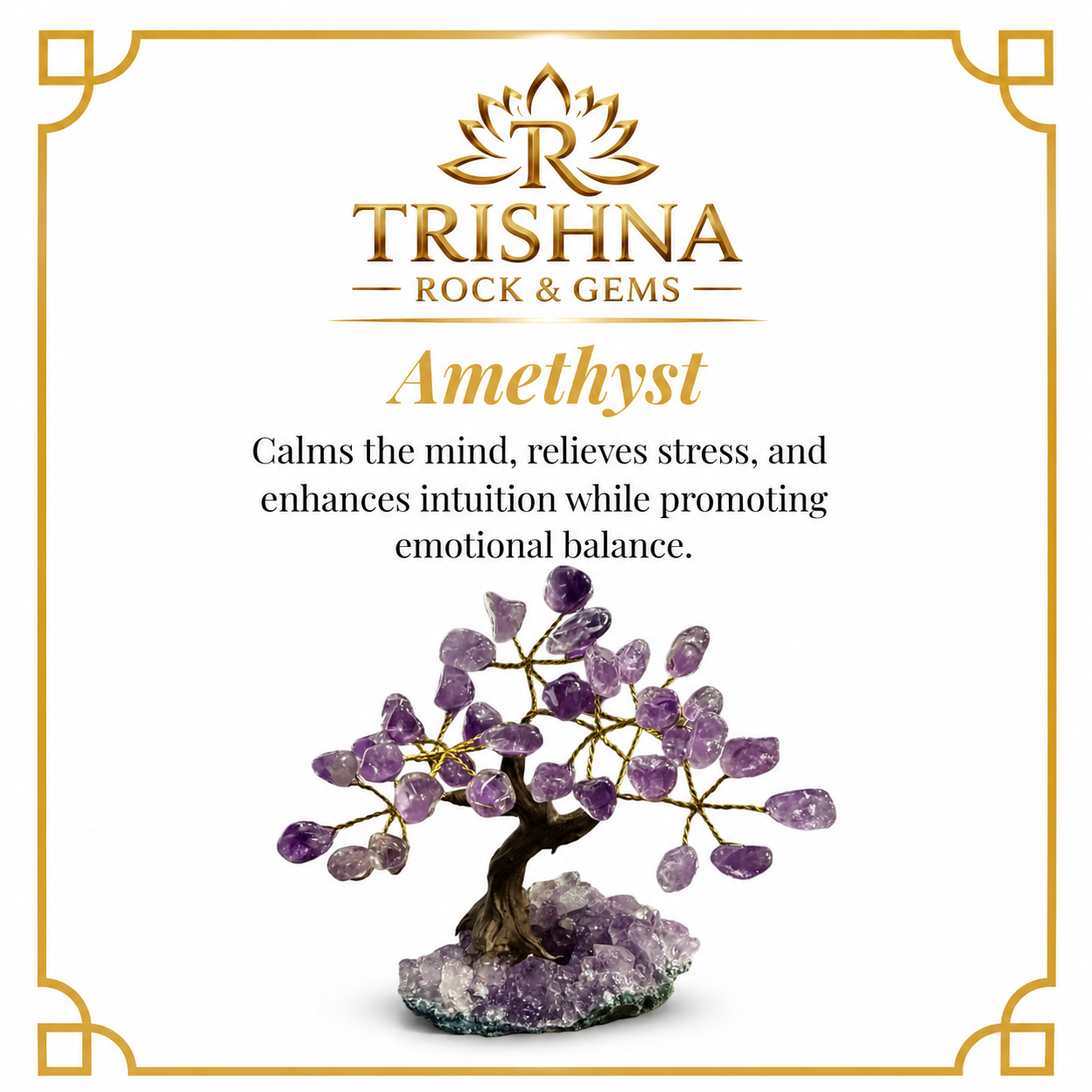 Amethyst Crystal Tree