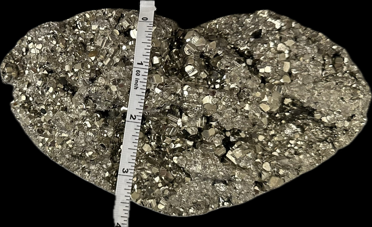 One-of-a-Kind Pyrite Heart (6” Wide)