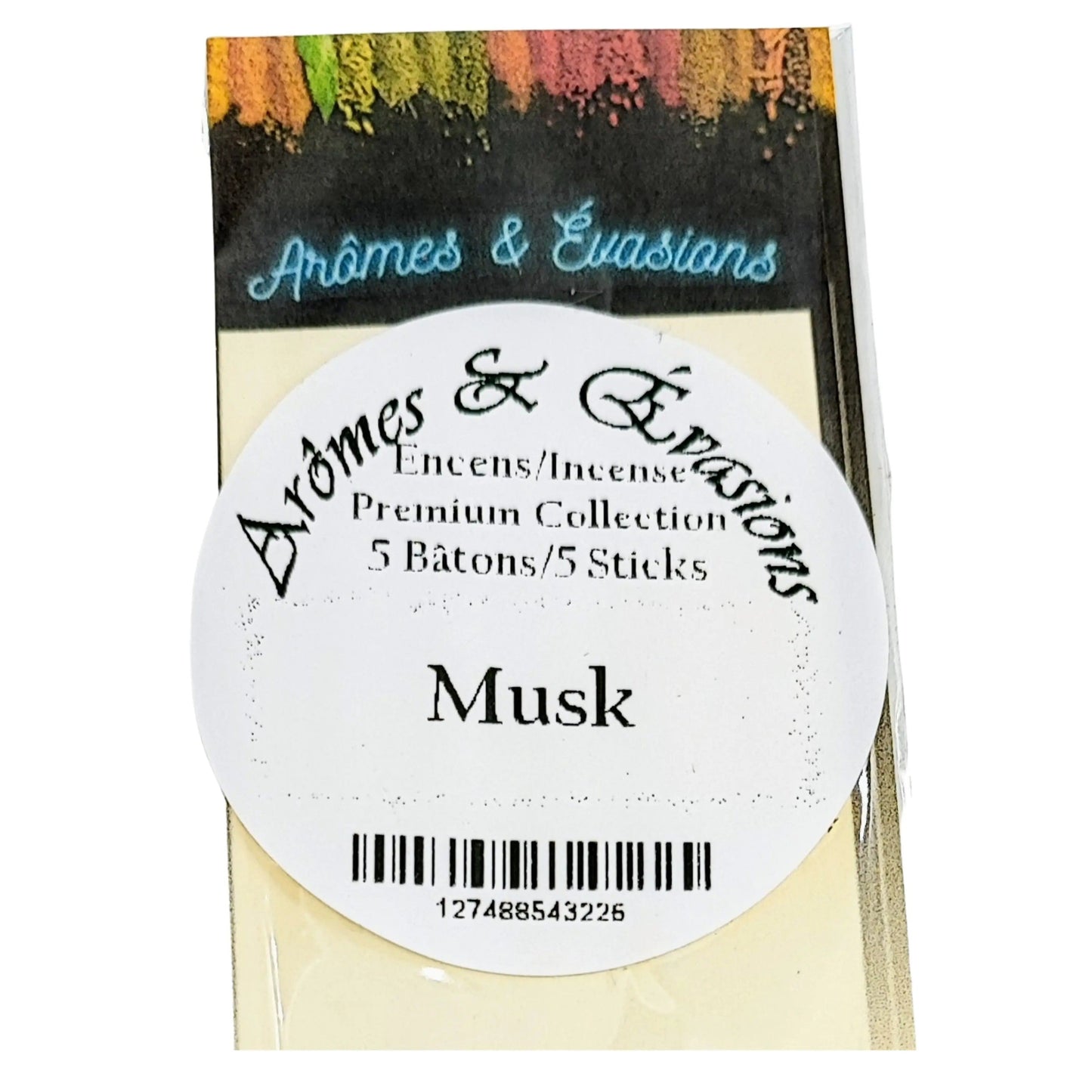 Incense Sticks - Premium Collection - Musk - Pack of 5 Masala Sticks