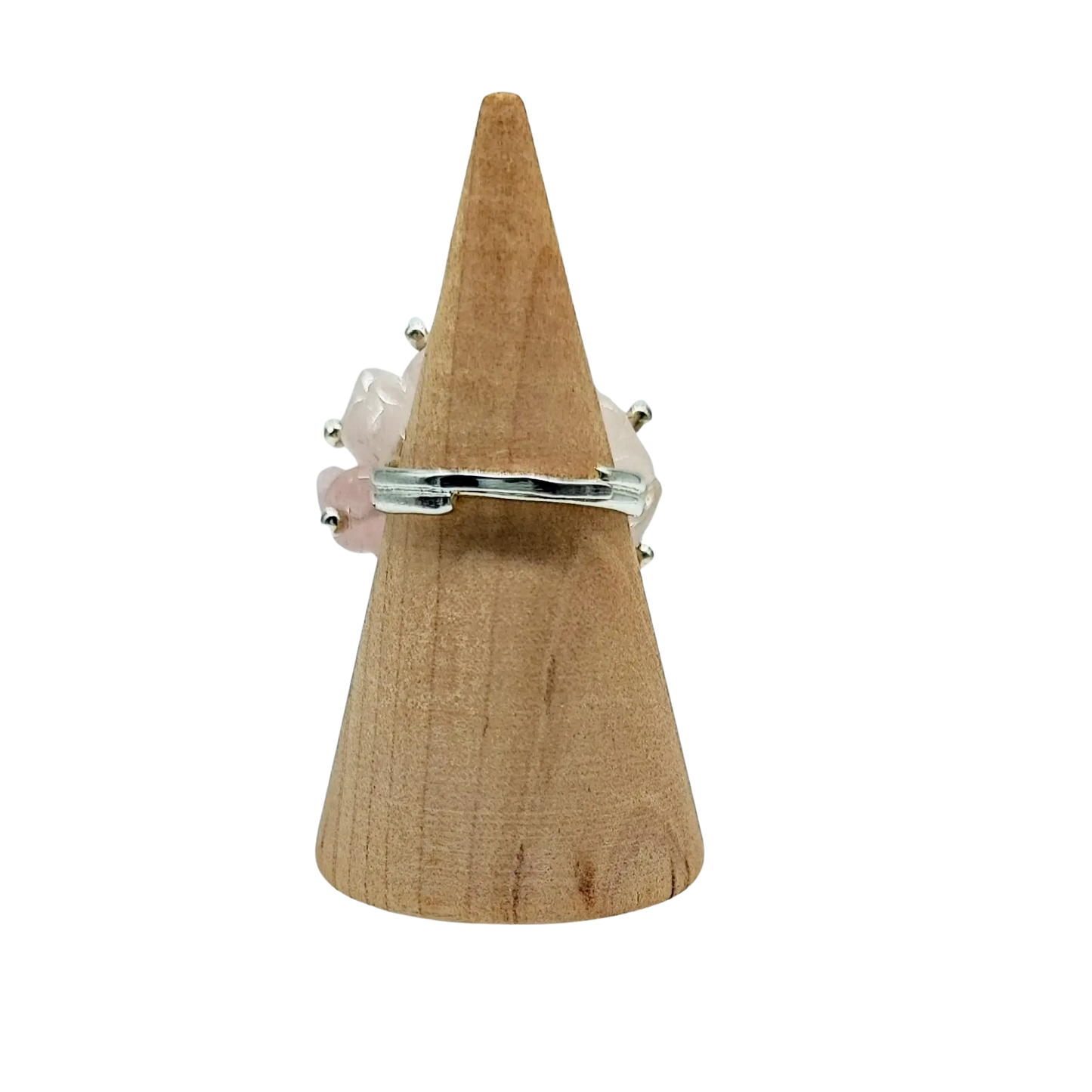 Ring -Rose Quartz -Adjustable