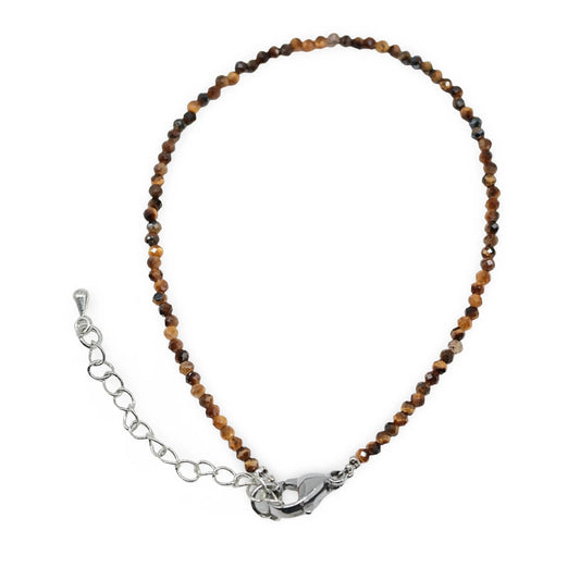 Bracelet - Tiger Eye - Faceted - 2mm