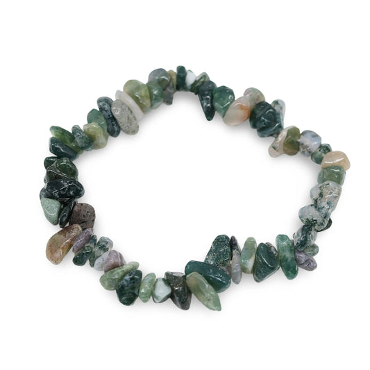 Bracelet - Moss Agate - Chips