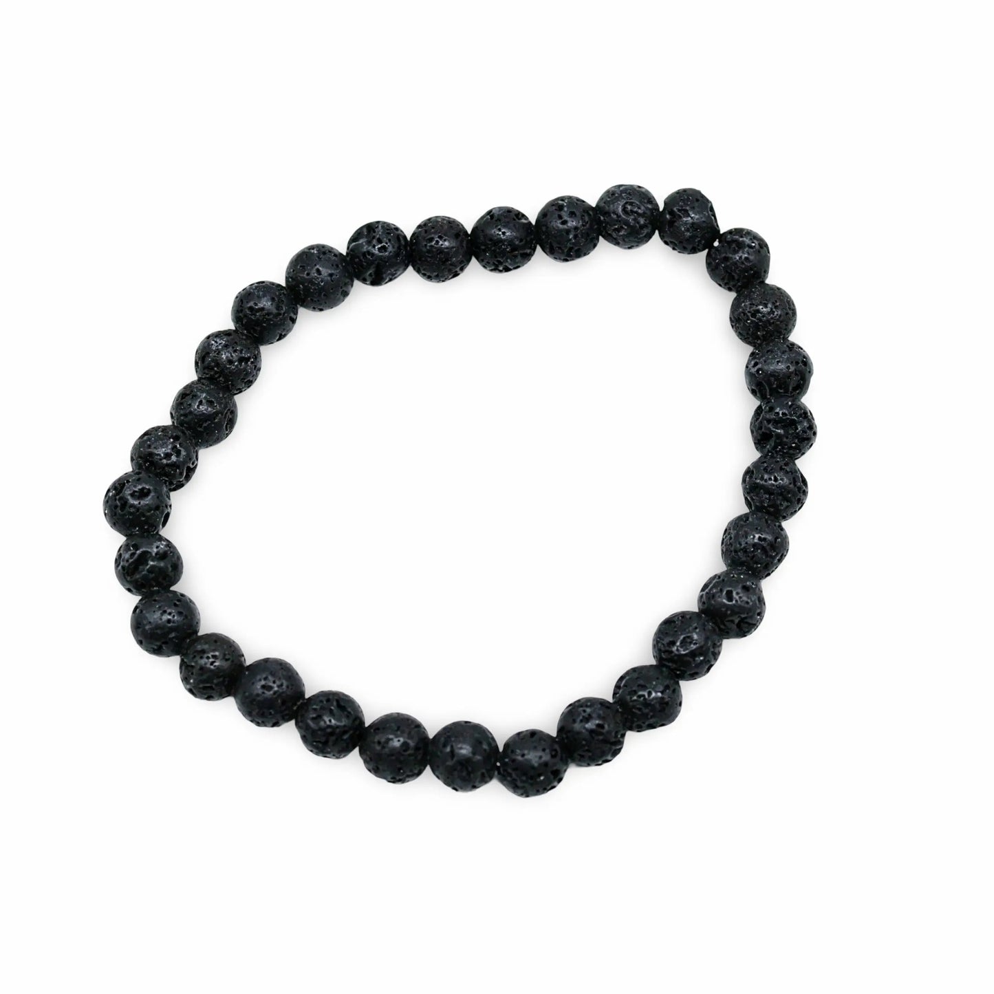 Bracelet - Lava Stone - 6mm
