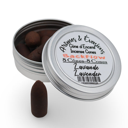 Incense - Backflow Cones - Lavender - 8 Cones