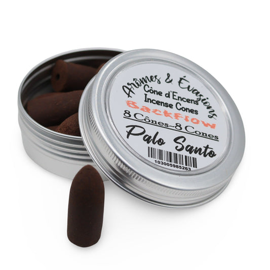 Incense - Backflow Cones - Palo Santo - 8 Cones