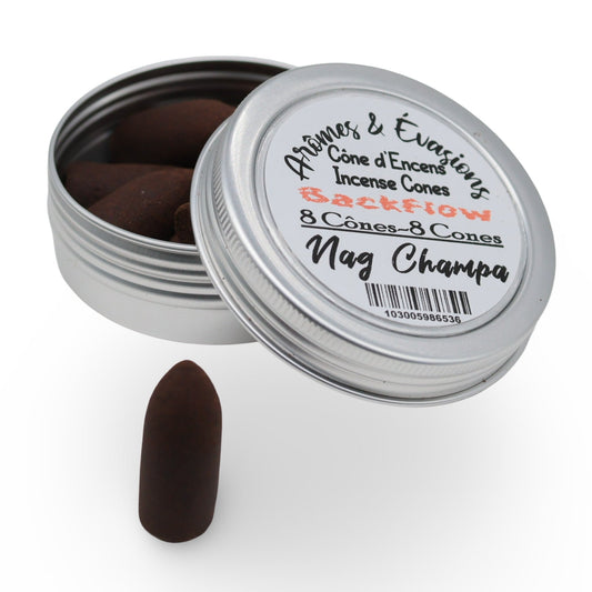 Incense - Backflow Cones - Nag Champa - 8 Cones
