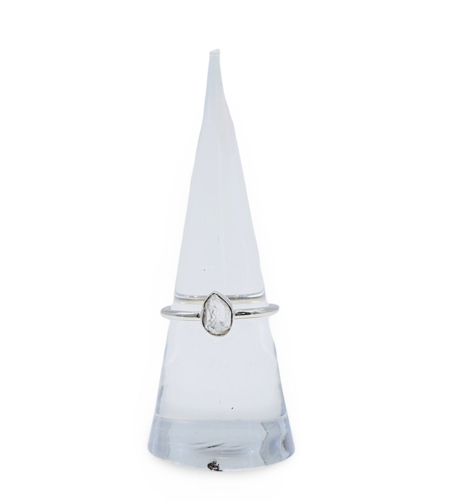 Ring - Assorted Shaped - Raw Herkimer Diamond on 925 sterling silver