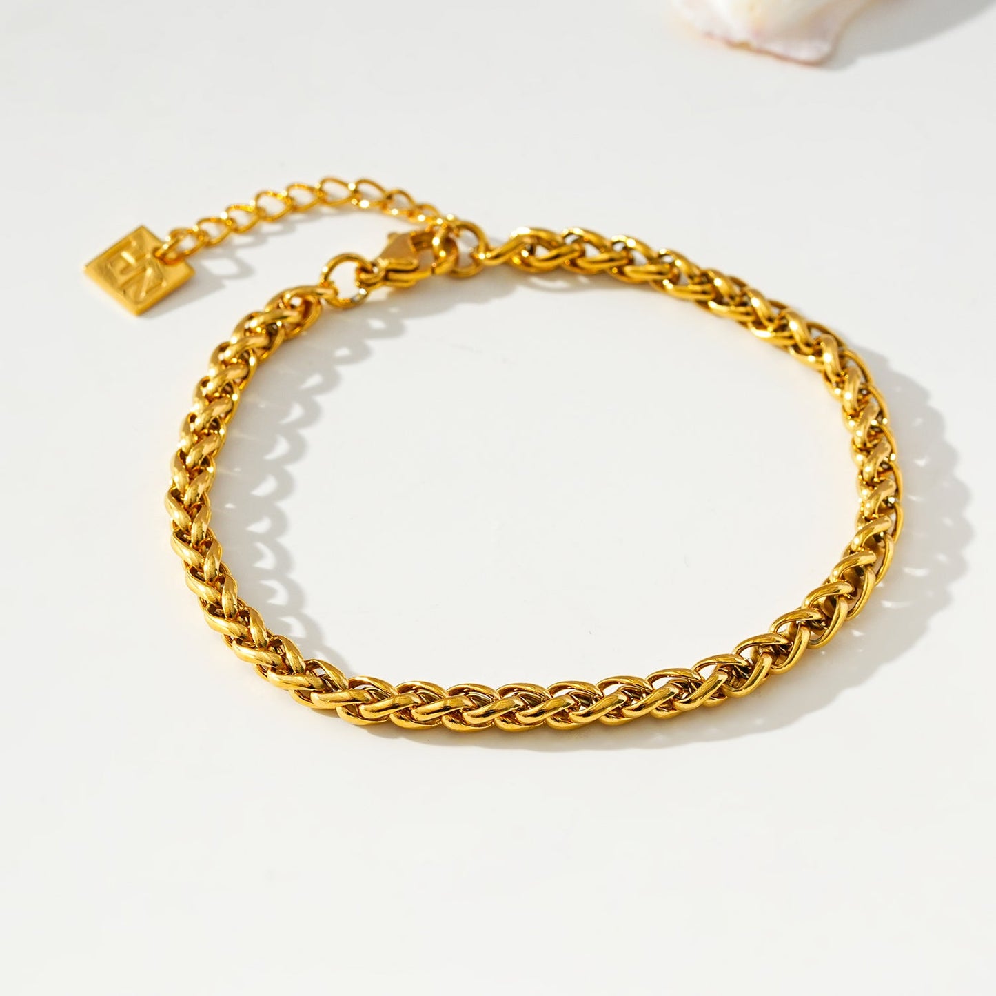 Style ALBANY: Chunky Gold Chain Bracelet