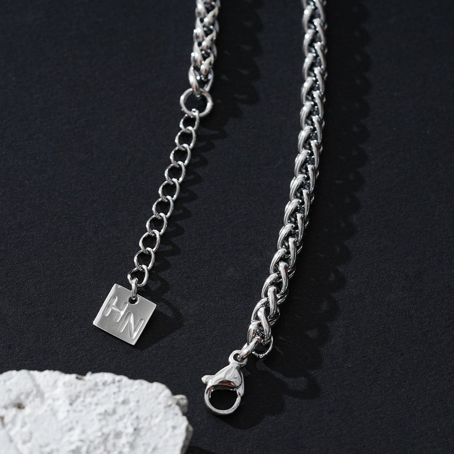 ALDWYCH: Unisex Chunky Silver Bracelet - Bold, Stylish & Versatile.
