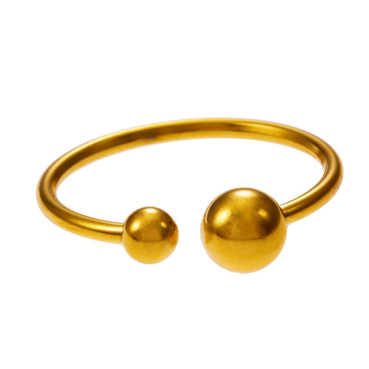 ALTHEA: Contemporary Essential Ring with Ball Beads