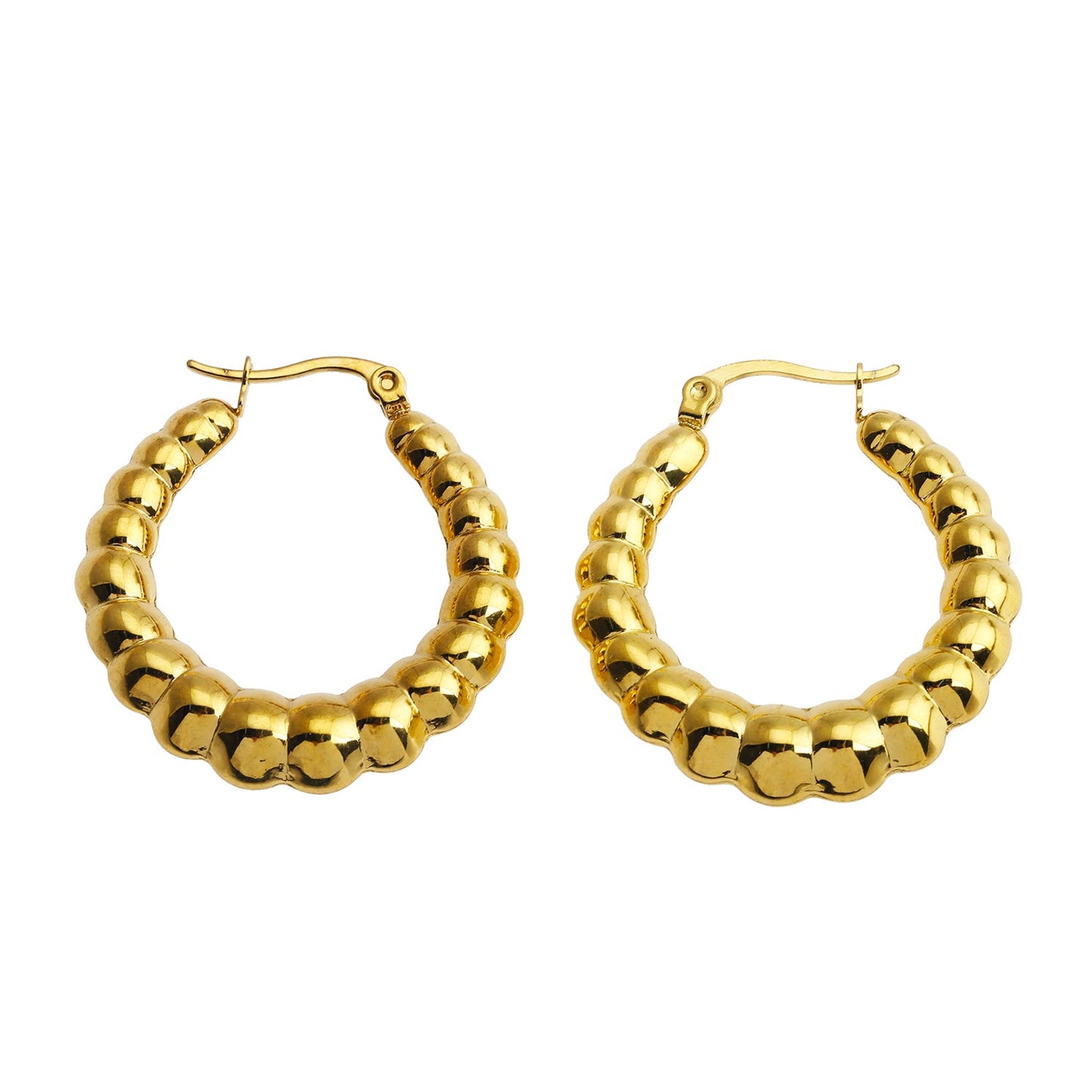 ANYA 72201G Croissant Hoops Gold