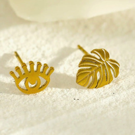 AURORA 2-Pair Stud Earrings Set