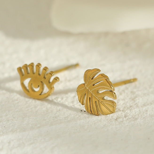 AURORA 2-Pair Stud Earrings Set