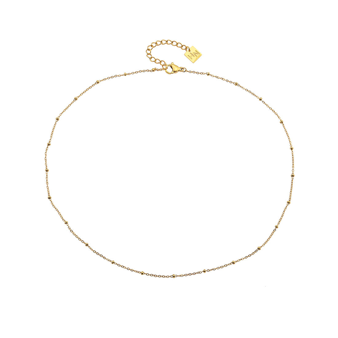 AVERY 20" Gold: Essential Daily Wear Beaded Gold Chain Necklace