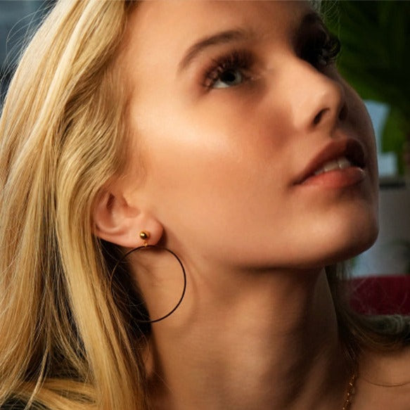 BELLA Hoop Earrings (Available in 3 Sizes)