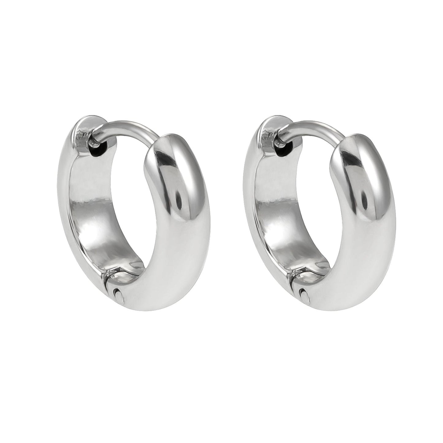 BOCHUM: Barely There, But Beautifully Noticeable Tiny Hoops in Silver