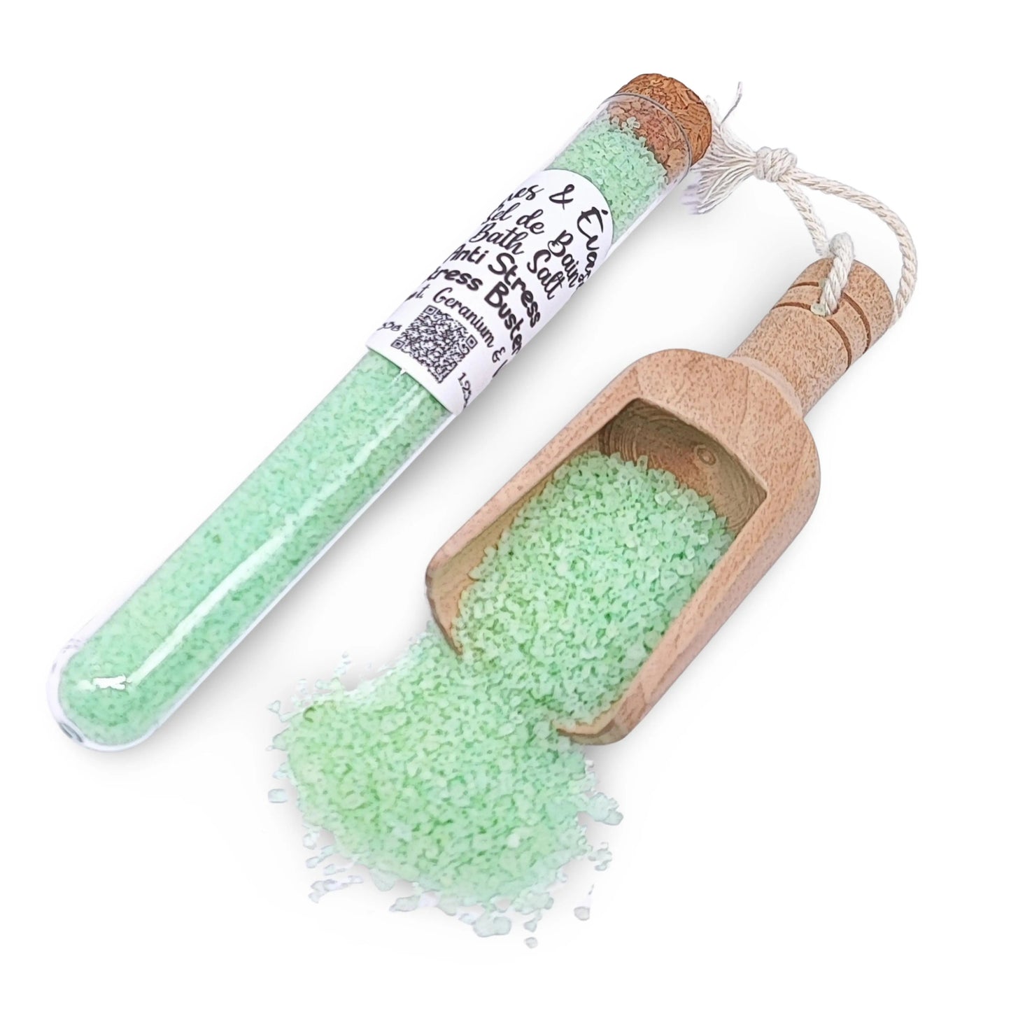 Bath Salt -Stress Buster Potion -Bergamot, Geranium & Vetiver Essential Oils
