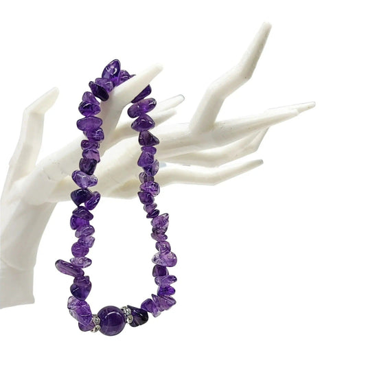 Bracelet - Amethyst - Chips & Bead