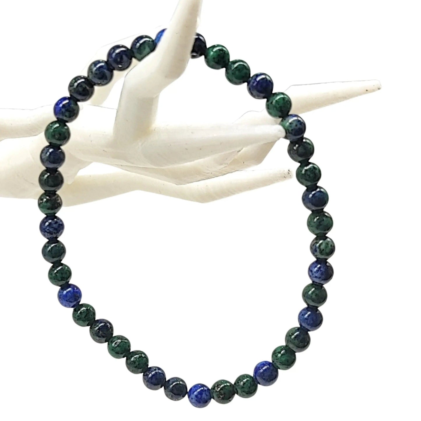 Bracelet -Azurite & Malachite -4mm