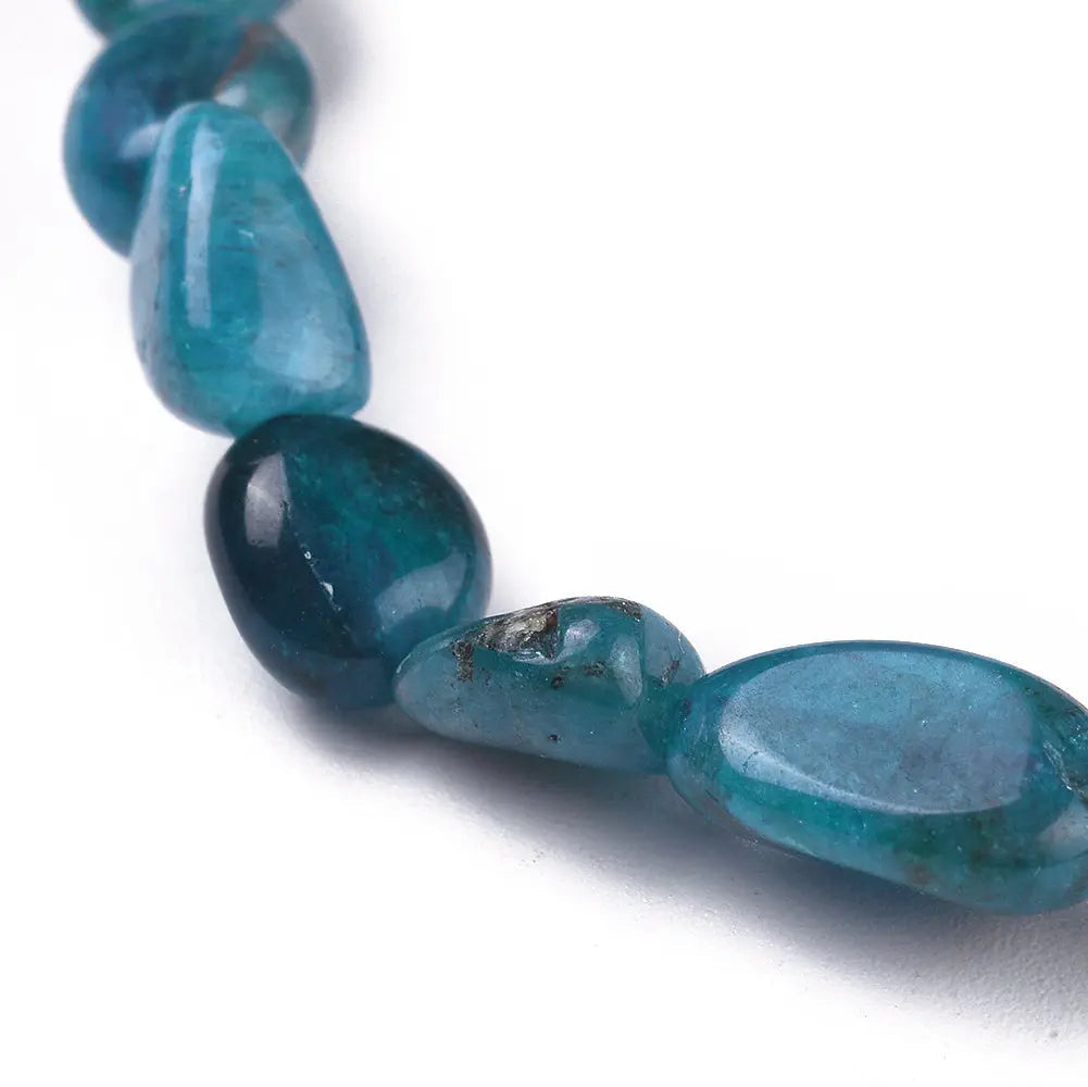 Bracelet - Blue Apatite - Natural Shape