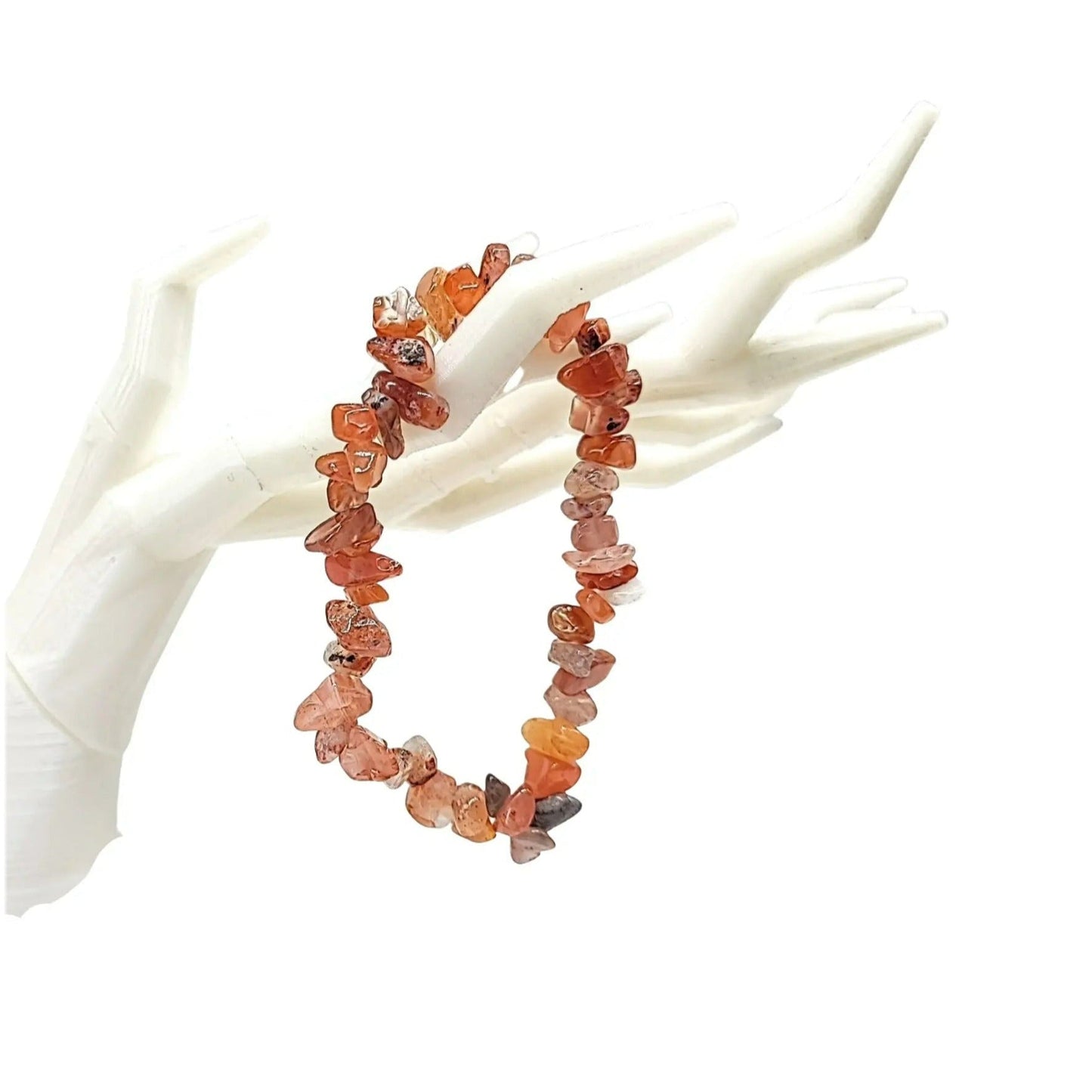 Bracelet - Carnelian & Red Agate - Chips
