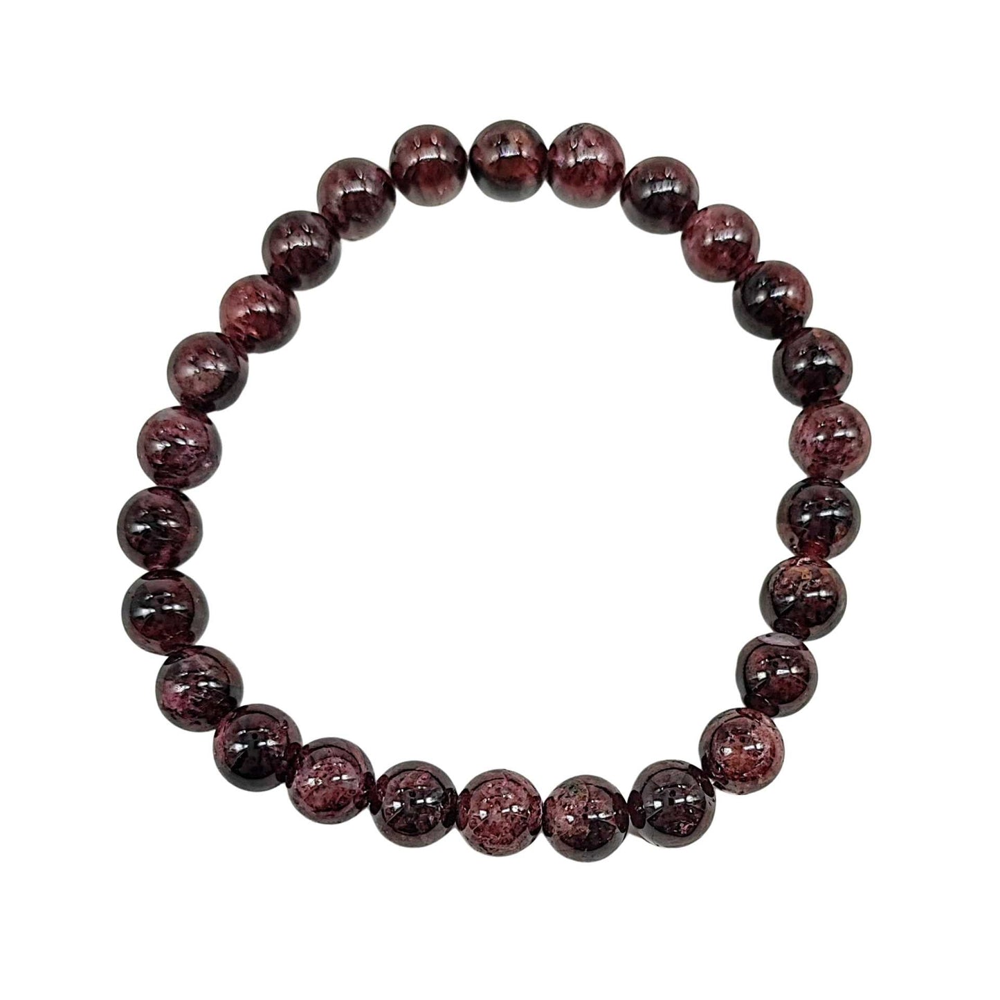 Bracelet - Garnet - 8mm