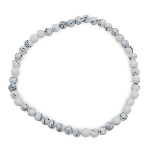 Bracelet - Howlite - 4mm