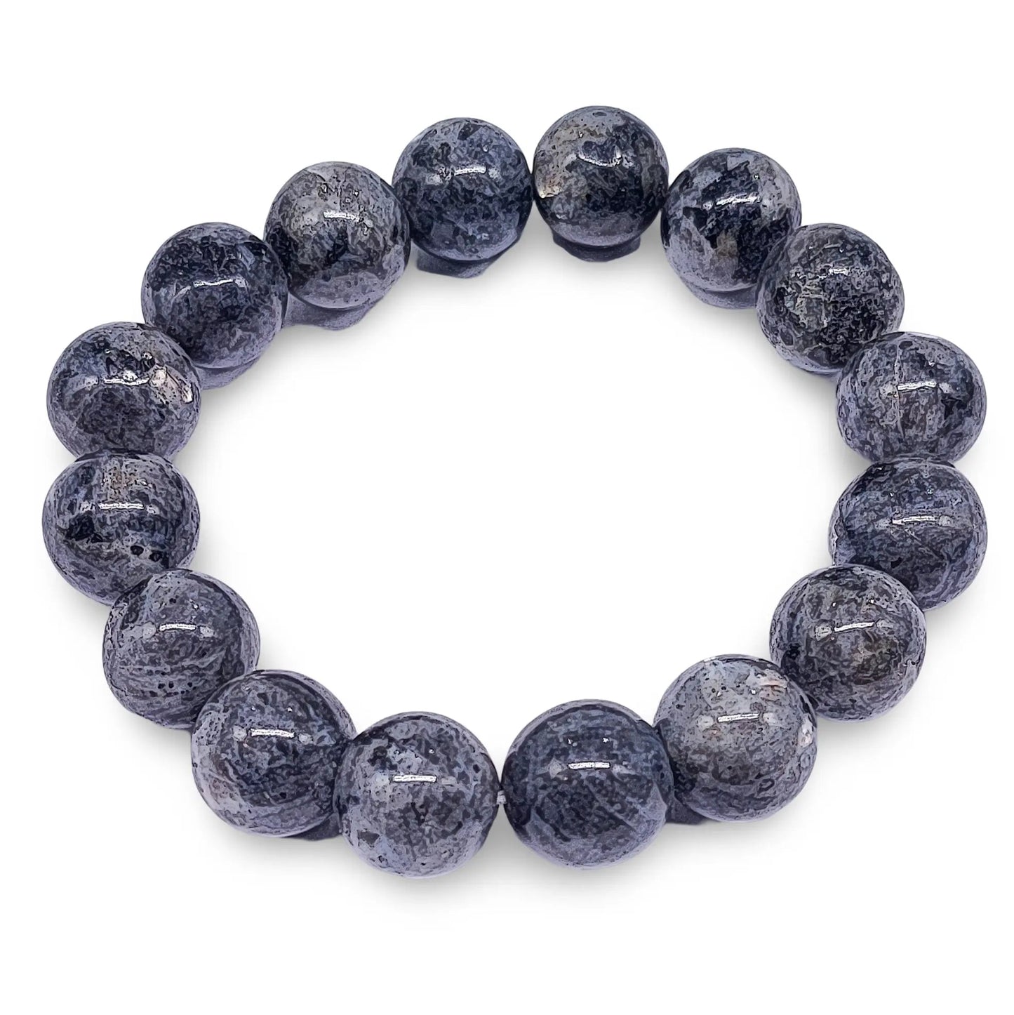 Bracelet - Larvikite - 12mm