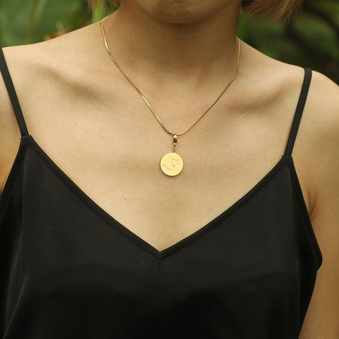 ZODIAC CONSTELLATION Double Sided Charm