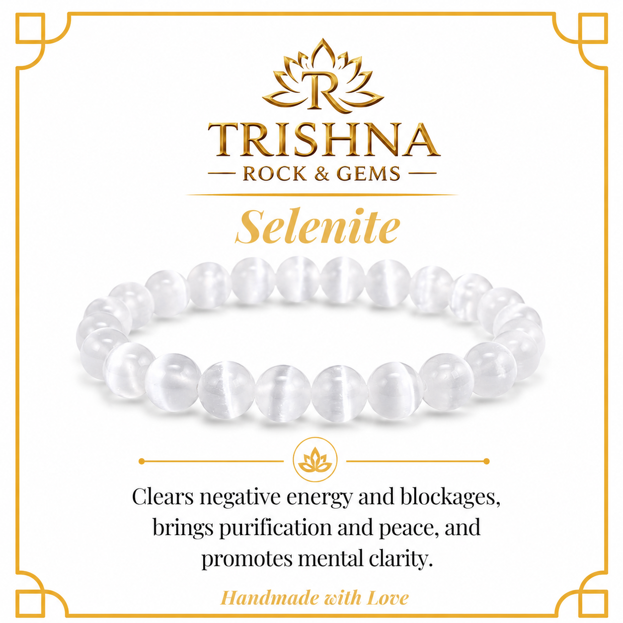 Bracelet de sélénite
