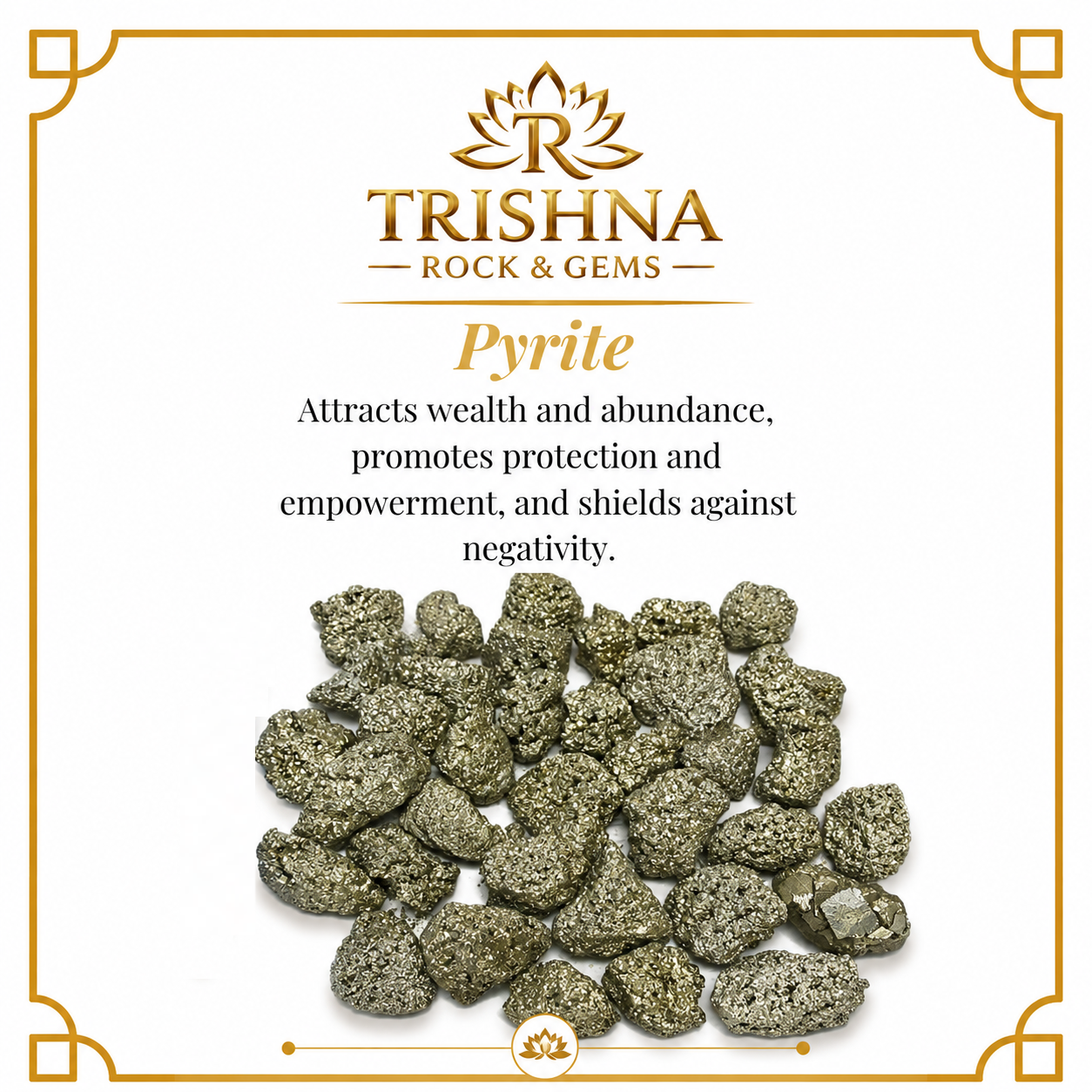Grappes de pyrite