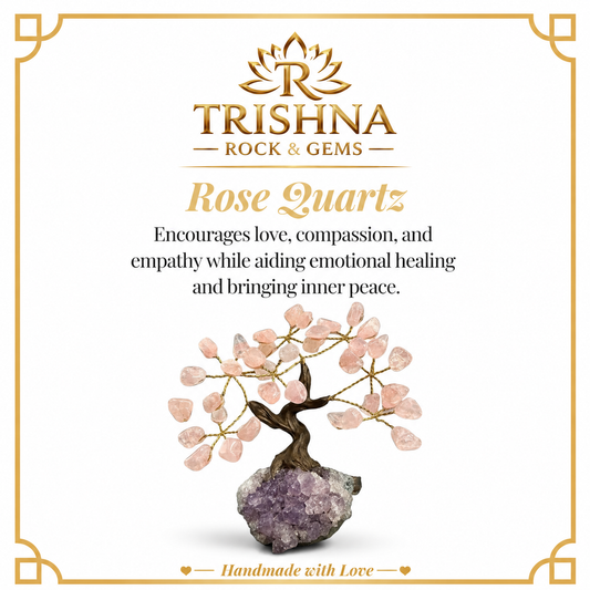 Rose Quartz Crystal Tree
