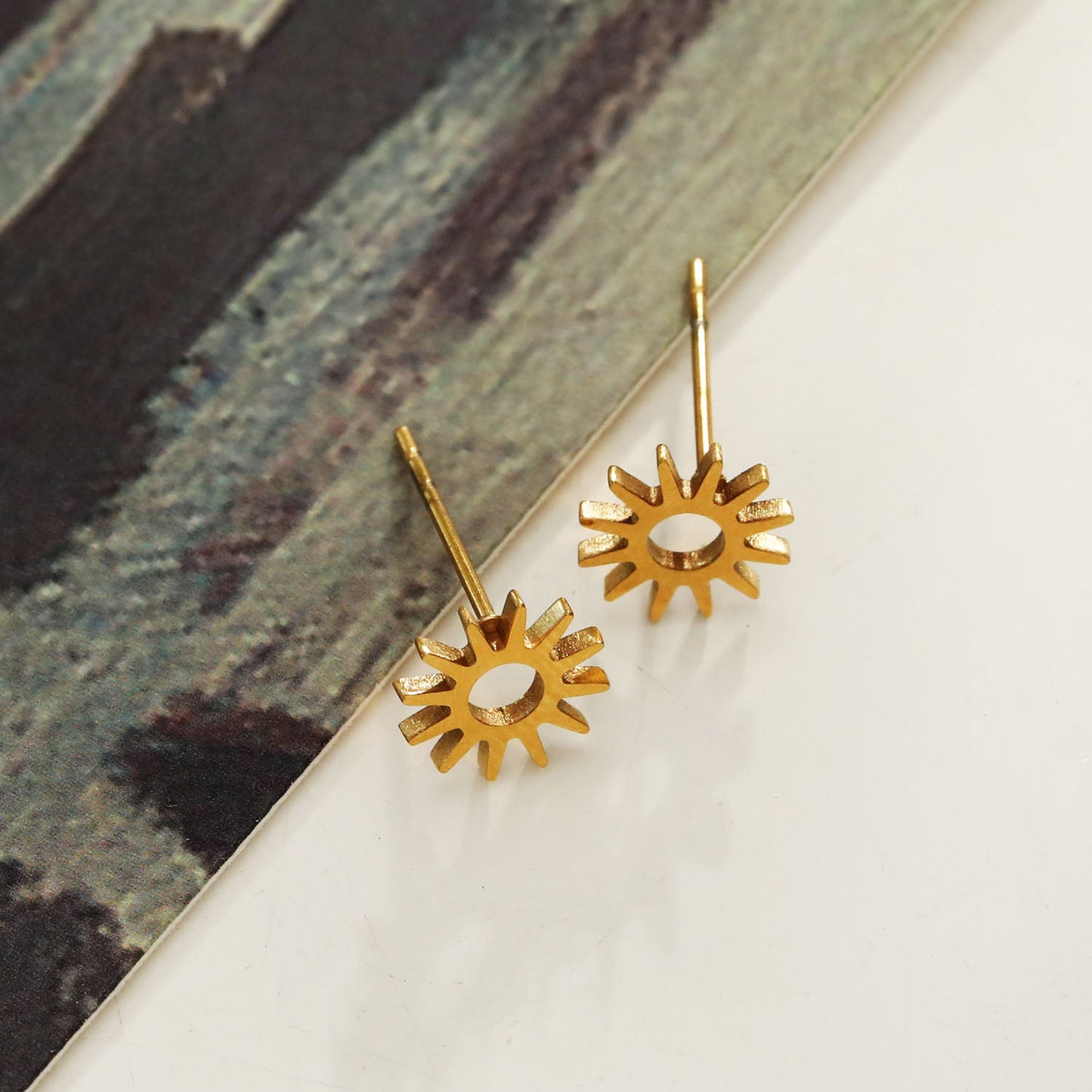 Style EDLA: 'Starry Night' Stud Earrings Gold