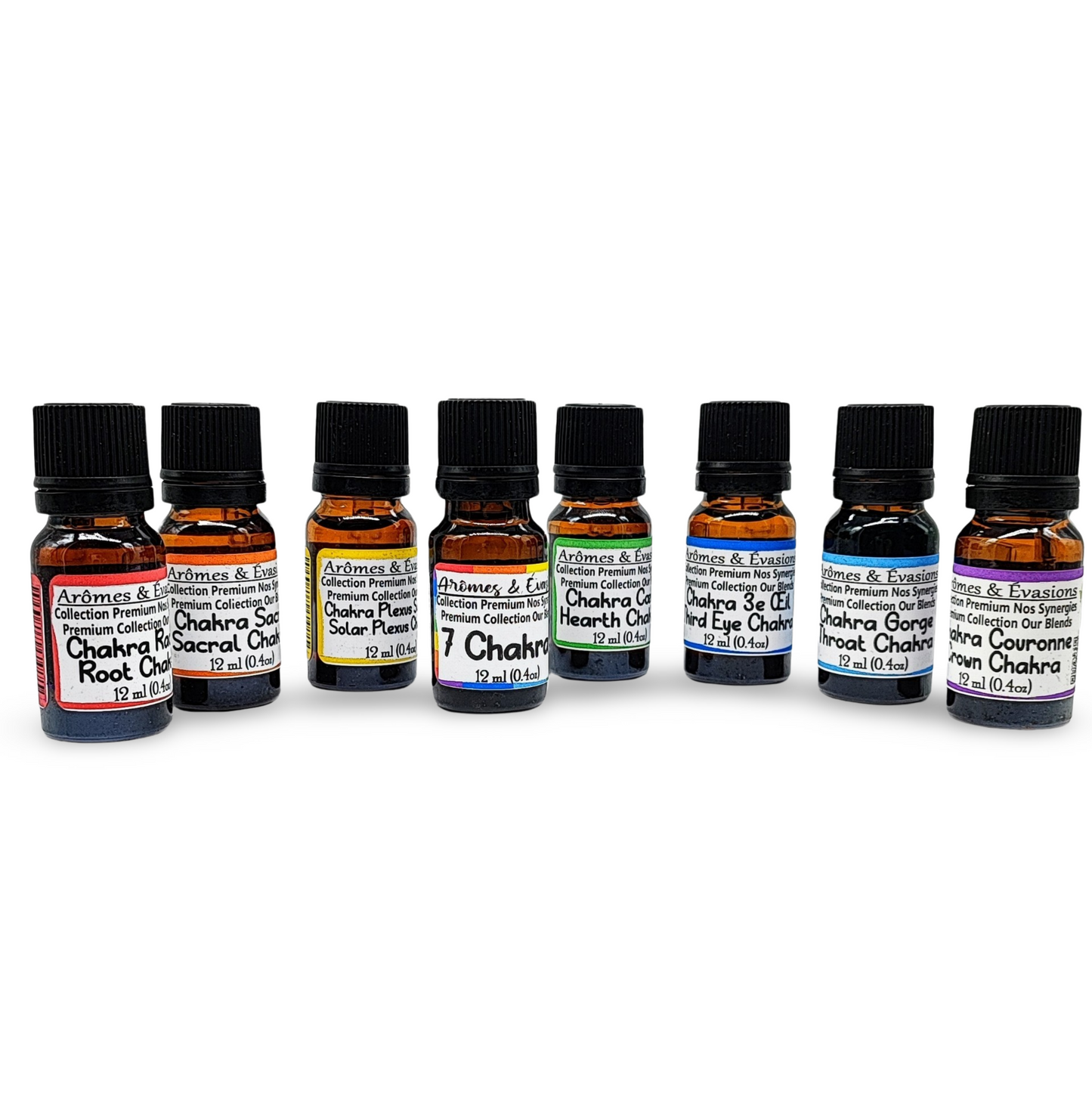 Essential Oil - Premium Collection - Complete 7 Chakras Gift Set