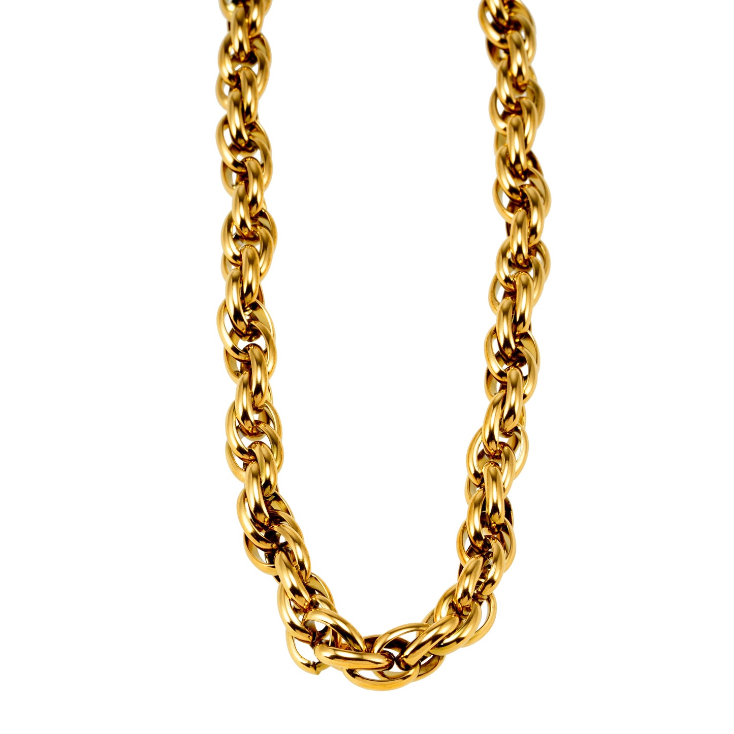 Style ISLINGTON: Chunky Intricate Multi-Link Chain Necklace