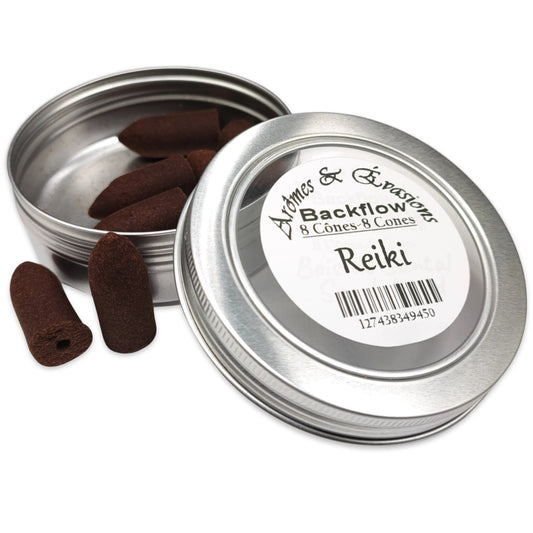 Incense -Backflow Cones -Reiki -8 Cones