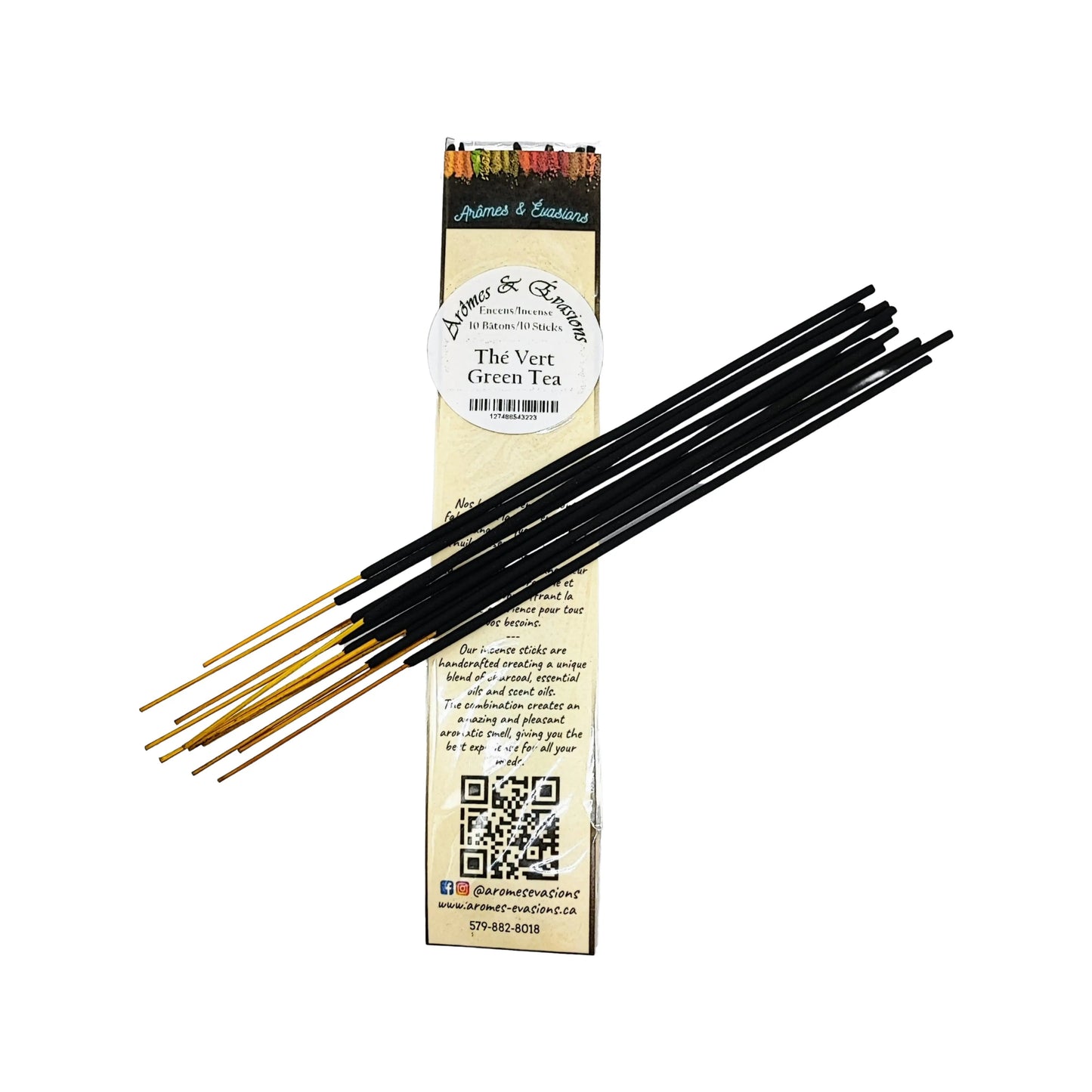 Incense Sticks - Green Tea - Pack of 10