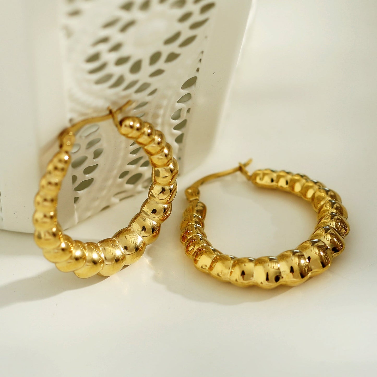 ANYA 72201G Croissant Hoops Gold