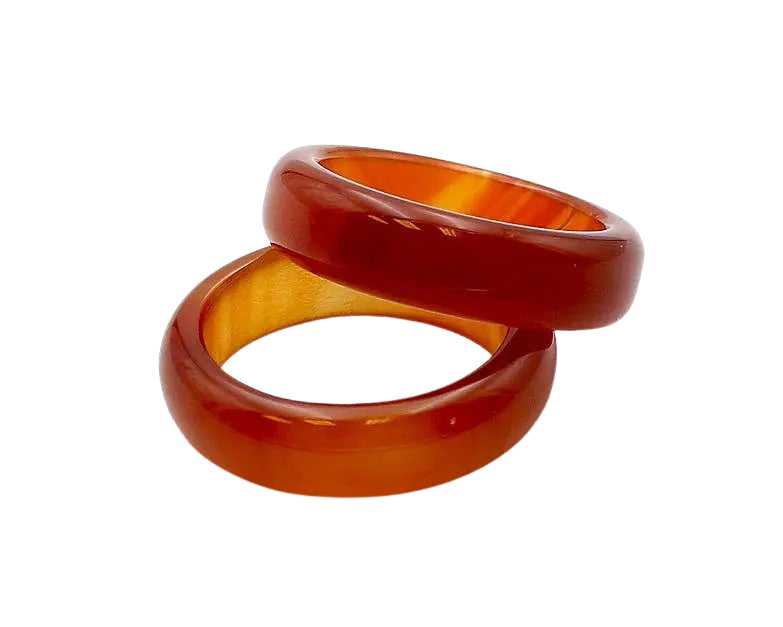 Ring -Band -Carnelian
