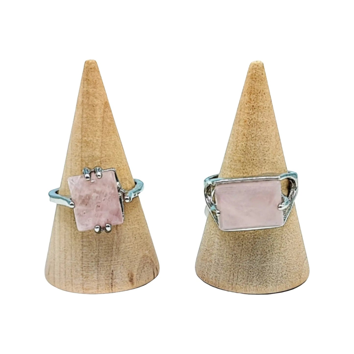 Ring - Rose Quartz - Multi Shape Choice - Size 6-10