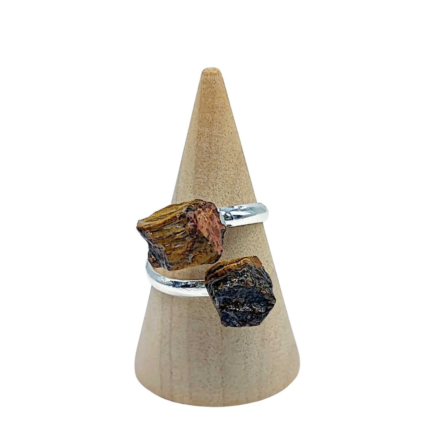 Ring -Tiger Eye -Adjustable