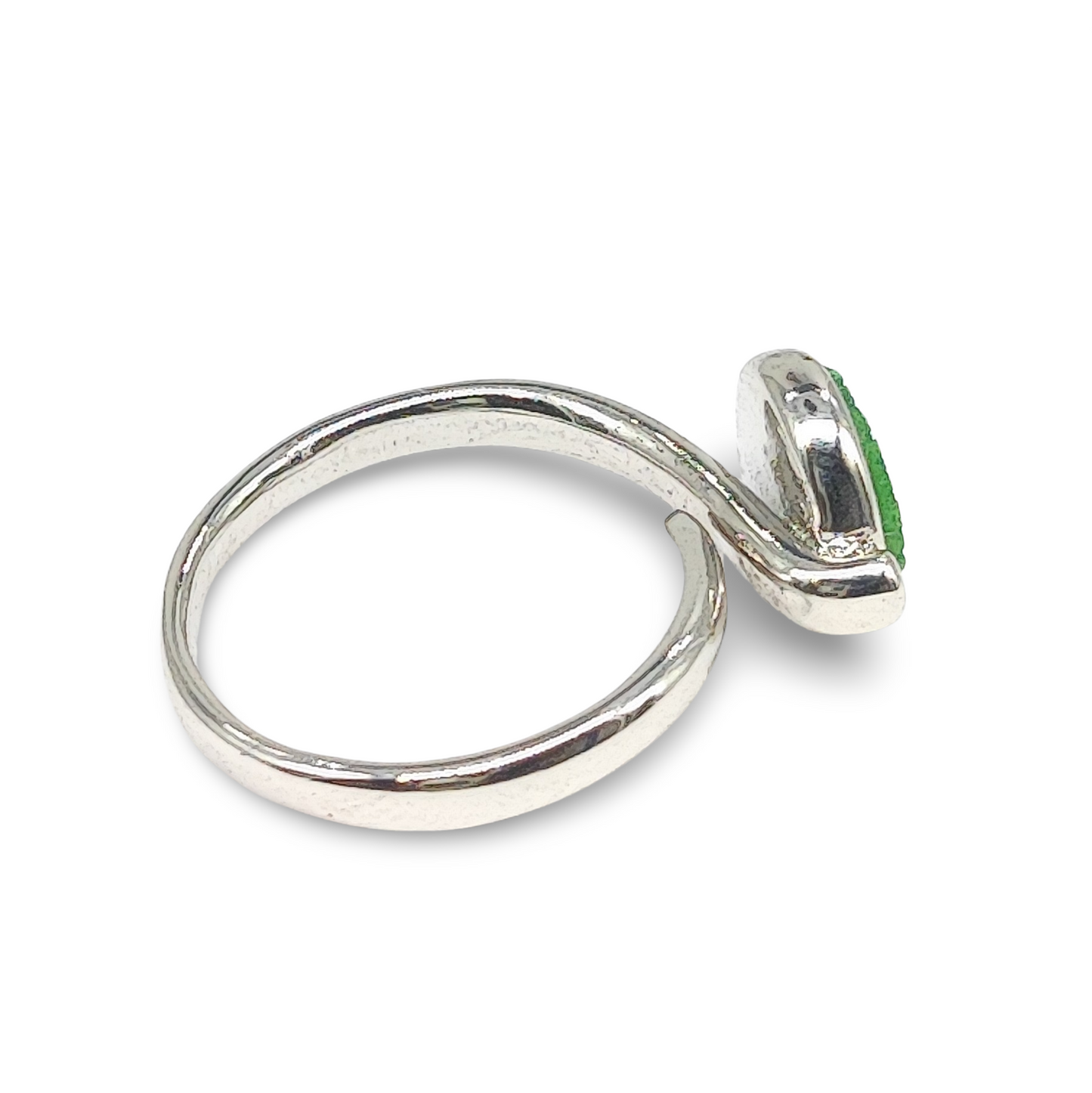 Ring -Adjustable -Open Ring -Druzy Agate