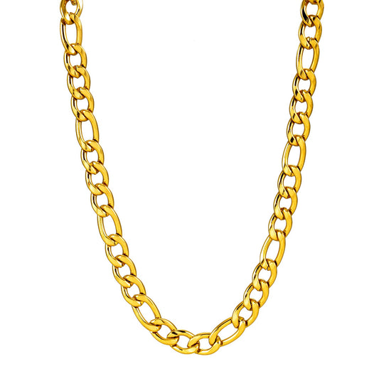 Style SUTTON: Cuban-Link Statement Chain Necklace in Gold