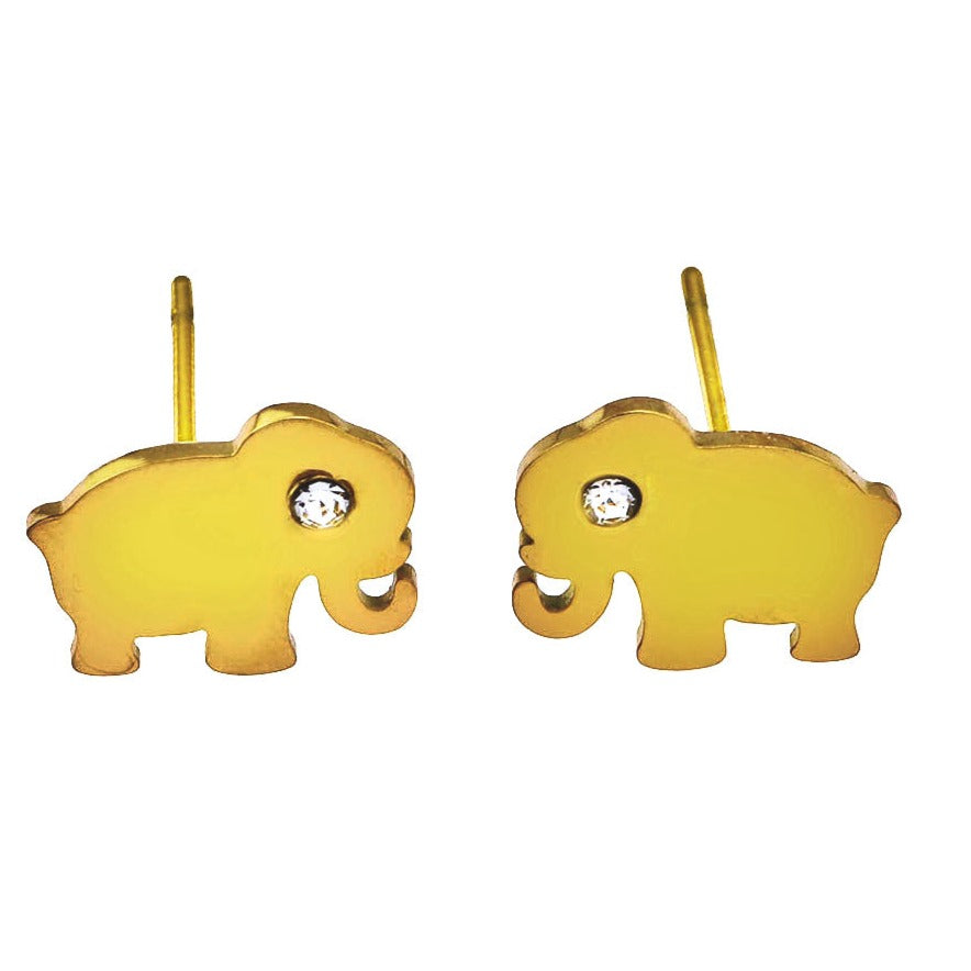 TANTOR Elephant Stud Earrings