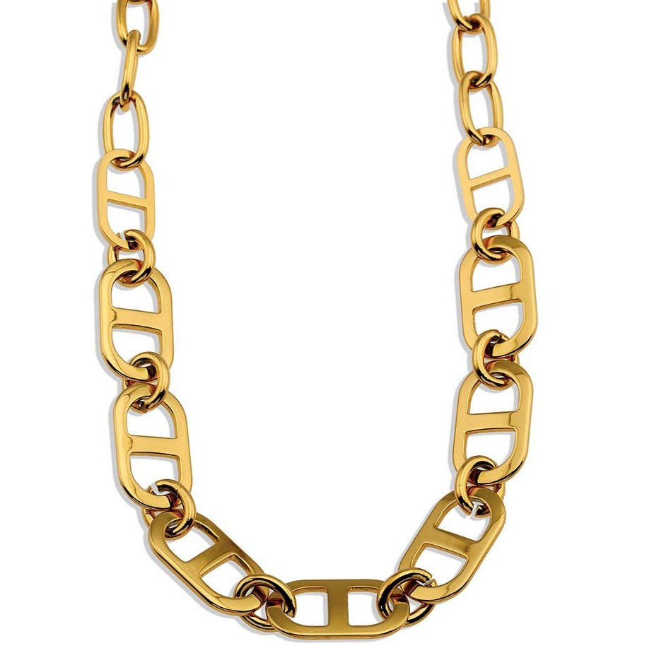 ZOIE: Duo Chain Link Statement Necklace