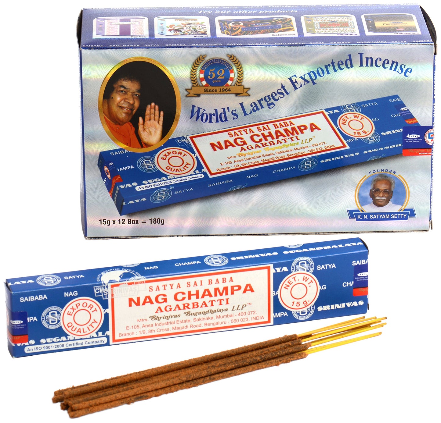 Satya Nag Champa Incense 15 Gms