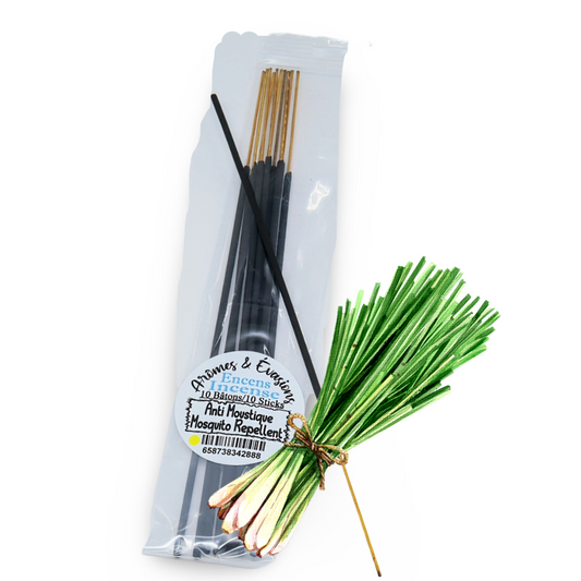 Incense Sticks -  Natural Mosquito Repellent - Pack of 10